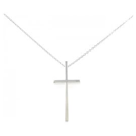 Tiffany & Co Collar Tiffany Cross en oro blanco Otro