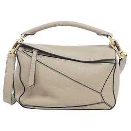 Loewe Puzzle Small Handbag Sand