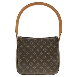 Bolsa de Ombro Louis Vuitton Monogram Looping MM Marrom