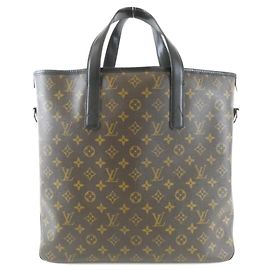 Louis Vuitton Monogram Macassar Davis Handbag Brown