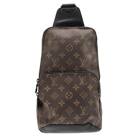 Louis Vuitton Monogram Macassar Avenue Sling Bag Brown
