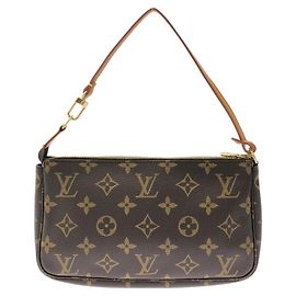 Louis Vuitton Monogram Pochette Accessoires Marrone