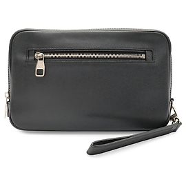 Louis Vuitton Taiga Neo Pavel Clutch Bag Black Grey