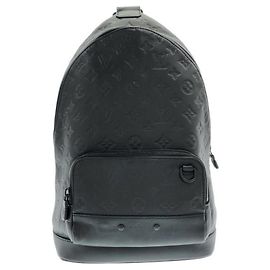 Louis Vuitton Monogram Shadow Racer Sling Bag Black