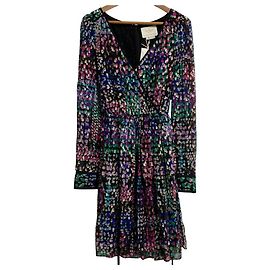 Kate Spade Lamé-Jacquard-Kleid Schwarz Andere