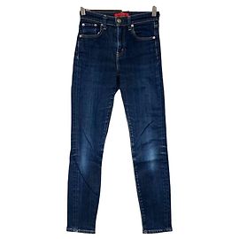 Autre Marque Pantalones de denim de algodón RED CARD Azul