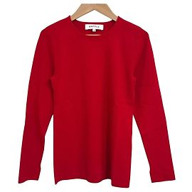 Autre Marque Pull en maille de rayonne ENFOLD Official Rouge