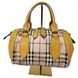 Bolso Burberry Haymarket Panel Blaze Beige/Amarillo Beige Amarillo