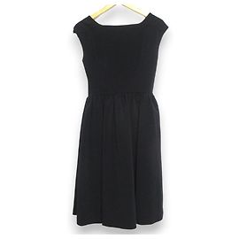 Autre Marque FOXEY NEW YORK Back Button Down Dress Long Dress Black