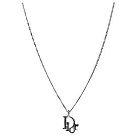 Dior Collana Oblique Argento Argento