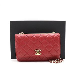 Chanel Borsa a tracolla Trend CC WOC Chain Rosso