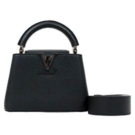 Louis Vuitton Mini Sac Cabas Capucines Noir Noir