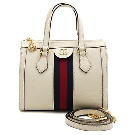 Gucci Piccola borsa tote e borsa a tracolla Ophidia Bianco