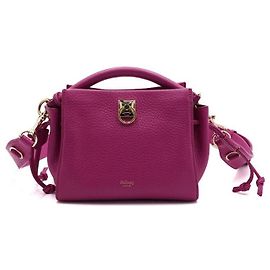 Mulberry Mini Tote e Bolsa de Ombro Iris em Couro de Grão Pesado Rosa Rosa