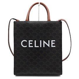 Céline Piccola Tote Verticale Triomphe e Borsa a Spalla Nero