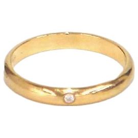 Cartier Anello da sposa con diamante D'oro