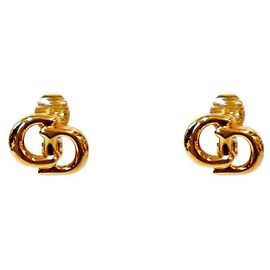 Dior Gold Earrings Golden