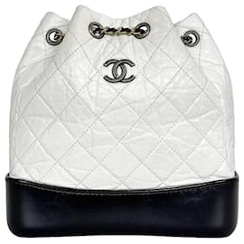 Chanel Gabrielle Backpack Small Collection Weiß