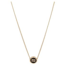 Miu Miu Collar de metal Negro