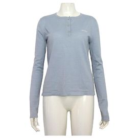 Miu Miu Jersey de cachemira Henry para mujer de CIELO Blanco