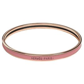 Hermès Bracciale extra sottile Rosa