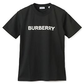 Burberry T-Shirt mit Logo-Print Schwarz