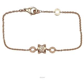 Bulgari Pulseira com aro bege Marrom