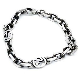 Gucci Bracciale a maglie intrecciate in argento Argento