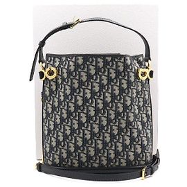 Dior Borsa Tote Oblique Cest Medium, Borsa a Spalla e Borsa a Tracolla Blu