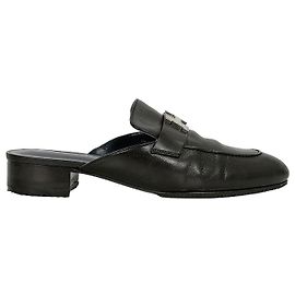 Hermès Trocadero Mule Bluffer Black