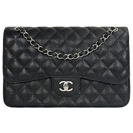 Chanel Borsa Classic Flap Large Black Series Nero