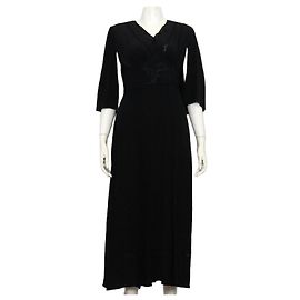 Fendi Abito in seta nero da donna Nero