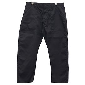 Prada Pantaloni in nylon da uomo con logo triangle non utilizzati Nero