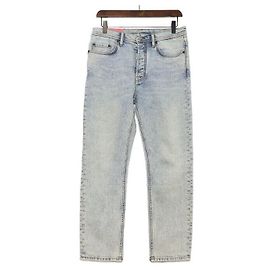 Acne Pantalones vaqueros tapered elásticos azul índigo Unisex Azul