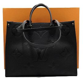 Louis Vuitton Borsa Tote OnTheGo GM Monogram Empreinte Nero