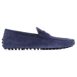Tod's Mocassini Gommino in scamosciato Blu