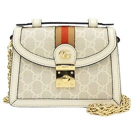 Gucci Borsa a tracolla e crossbody Ophidia GG Mini Chain Bianco