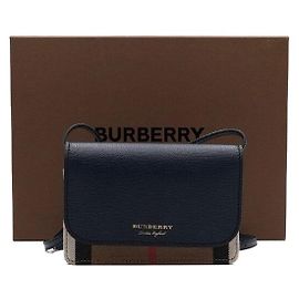 Burberry Borsa a tracolla e crossbody New Hampshire Check da donna Nero