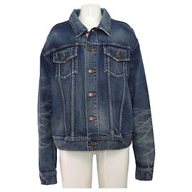 Céline Jeansjacke Blue Moonlight Wash Blau