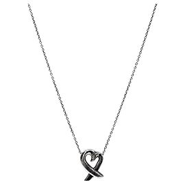 Tiffany & Co Colar de prata Loving Heart Prata