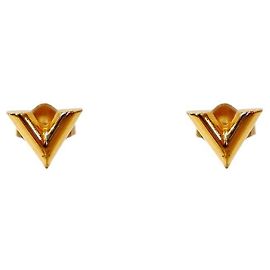 Louis Vuitton Essential Gold Ohrringe Golden