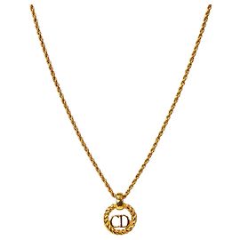 Dior Collier rond CD Gold Doré