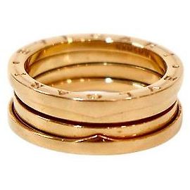 Bulgari Goldener Drei-Band-Ring Golden