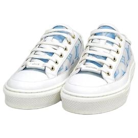Louis Vuitton Monogram Stella Sneaker Blue Blau
