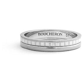 Boucheron Quattro Double White Edition Ehering Weiß