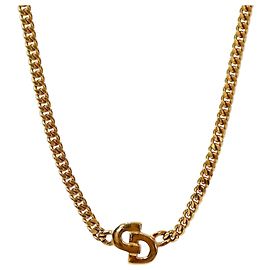 Dior CD Chain Gold Necklace Golden