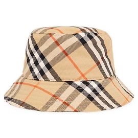 Burberry Gorra tipo bucket de mezcla de algodón Castaño