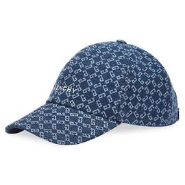Givenchy Boné de denim com logotipo monograma Azul