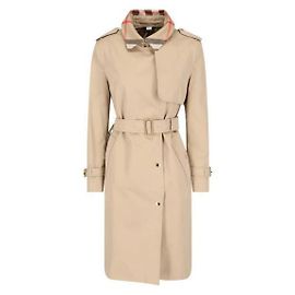 Burberry Trench coat de algodão Laranja