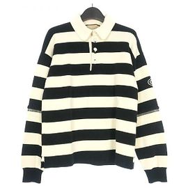 Gucci Polo-Strick mit abnehmbaren Ärmeln Schwarz